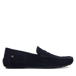 Mokasyny Jack & Jones. Niebieskie mokasyny męskie Jack & Jones. Za 199.99 zł.