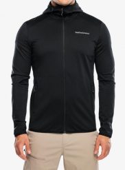 Bluza z kapturem Peak Performance Light Zip Hood. Czarne bluzy męskie Peak Performance, l, z aplikacjami, z elastanu, z kapturem. Za 544.49 zł.