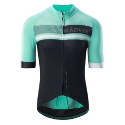 Koszulka Kolarska Męska Blok Kolorystyczny Foxtrot. Niebieskie buty sportowe męskie RADVIK, bez zapięcia, rowerowe. Za 162.99 zł.