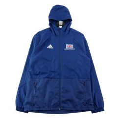Kurtka Męska GB World Team Cup. Niebieskie kurtki sportowe męskie Adidas, m, bez wzorów, z materiału, na fitness i siłownię. Za 195.36 zł.