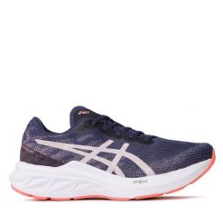 Buty do biegania Asics. Niebieskie obuwie sportowe damskie Asics, bez wzorów, do biegania. Za 409.99 zł.