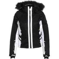 Superdry SUPER SLALOM Kurtka snowboardowa black. Kurtki snowboardowe damskie Superdry., z materiału. W wyprzedaży za 980.10 zł.
