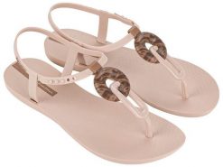 Sandały damskie Ipanema Class Marble. Brązowe sandały damskie Ipanema, bez wzorów, z materiału, bez obcasa, bez zapięcia. Za 167.99 zł.