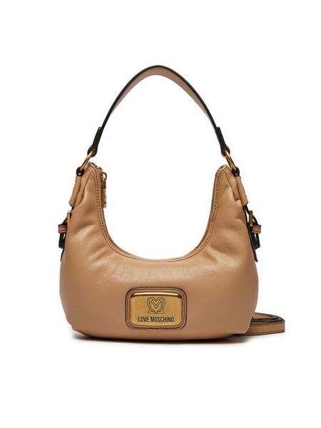 LOVE MOSCHINO Torebka JC4273PP0LKB0106 Beżowy. Brązowe torebki do ręki damskie Love Moschino, bez wzorów, ze skóry, bez dodatków. Za 659.99 zł.