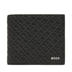 Portfel BOSS. Czarne portfele męskie Boss, bez wzorów. Za 266.99 zł.