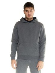 Leone Bluzy z kapturem męskie Lifestyle. Szare bluzy męskie LEONE 1947 APPAREL, l, bez wzorów, z kapturem. Za 189.41 zł.