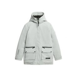 Kurtka puchowa damska Superdry City. Szare kurtki damskie Superdry., bez wzorów, z puchu, bez kaptura. W wyprzedaży za 616.00 zł.