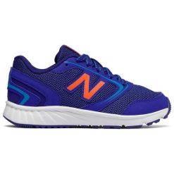New Balance Buty kj455pdy 38,5. Niebieskie buty sportowe dziewczęce New Balance, bez wzorów, bez zapięcia. W wyprzedaży za 89.00 zł.