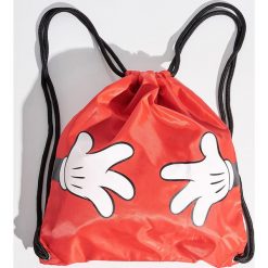 Plecak worek Mickey Mouse - Czerwony. Plecaki damskie marki Sinsay. W wyprzedaży za 29.99 zł.
