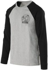 Helikon-Tex T-shirt Long Sleeve (Old School) - Mid Grey Melang. Szare bluzki z długim rękawem męskie HELIKON-TEX, m, bez wzorów, bez kołnierzyka. Za 114.77 zł.