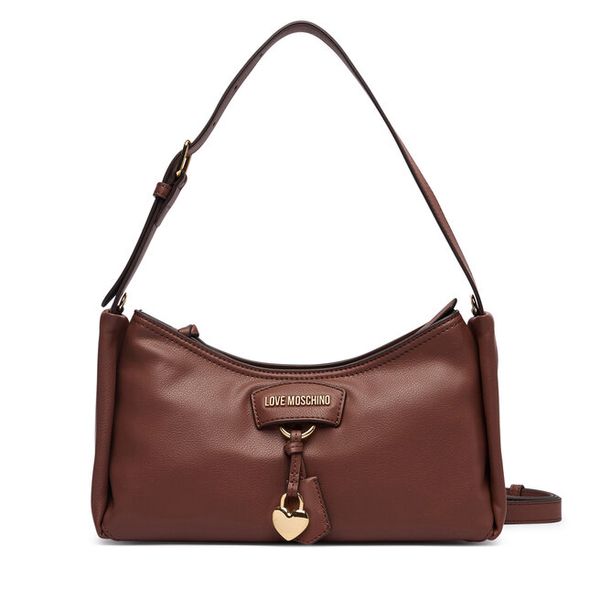 Torebka LOVE MOSCHINO. Brązowe torebki do ręki damskie Love Moschino, bez wzorów, klasyczne, bez dodatków. Za 811.99 zł.