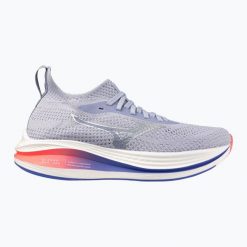 Buty do biegania damskie Mizuno Neo Zen icelandic. Niebieskie obuwie sportowe damskie Mizuno, bez wzorów, z gumy, do biegania. Za 609.99 zł.