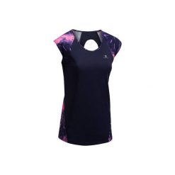 Koszulka fitness cardio 500. Niebieskie t-shirty damskie DOMYOS. Za 49.99 zł.