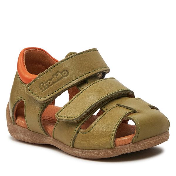Sandały Froddo. Zielone sandały chłopięce Froddo, bez zapięcia. Za 150.99 zł.
