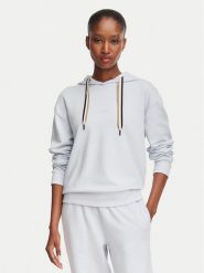 BOSS Bluza 50524760 Niebieski jasny Regular Fit. Niebieskie bluzy damskie Boss, xl, bez wzorów, z lyocellu, bez kaptura. Za 399.99 zł.