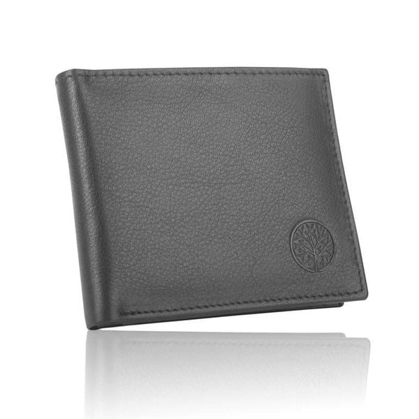 Portfel męski BETLEWSKI ETPM-KZ-66 SZARY. Szare portfele męskie Betlewski, bez wzorów, ze skóry. Za 89.00 zł.