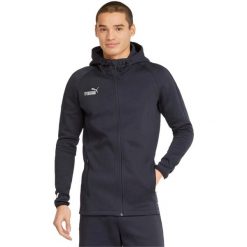Bluza z kapturem Puma Teamfinal Casuals Hooded Jkt, Mężczyźni. Niebieskie kurtki sportowe męskie Puma, m, bez wzorów, z bawełny, do piłki nożnej. Za 234.99 zł.