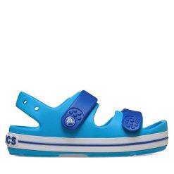Sandały Crocs. Niebieskie sandały chłopięce Crocs, bez zapięcia. Za 189.99 zł.