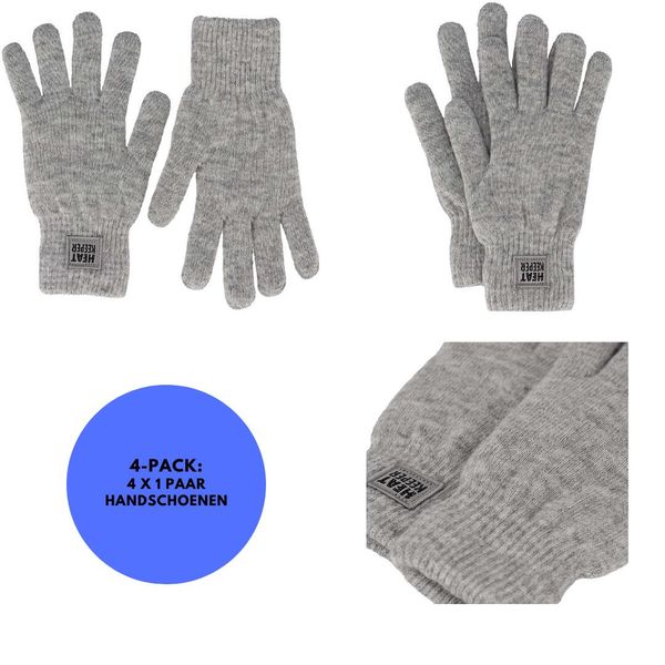 Rękawiczki termiczne Damskie Jeden rozmiar – 4 pary. Szare rękawiczki damskie HEAT KEEPER, na zimę, bez wzorów, z elastanu, sportowe. W wyprzedaży za 182.50 zł.