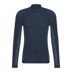 Koszulka Falke Wool-Tech Light. Niebieskie koszulki sportowe męskie Falke, m, bez wzorów, bez kołnierzyka, bez ramiączek. Za 576.00 zł.