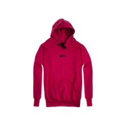 Bluza Hoodie Classic Carmin. Czerwone bluzy męskie Harp team, z nadrukiem, z bawełny. Za 229.00 zł.