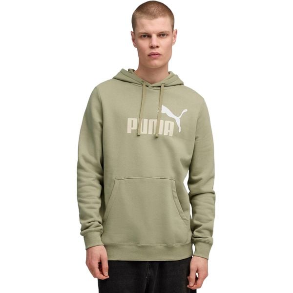 Bluza z kapturem męskie Puma Ess 2 Color No. 1 Logo Hoodie Fl Lux Arm. Brązowe bluzy męskie Puma, m, bez wzorów, z bawełny, z kapturem. Za 290.00 zł.