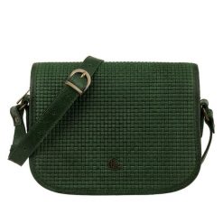 Torebka damska vintage z plecionką Canaletto TD624s253t1. Zielone torebki do ręki damskie bez wzorów, ze skóry, eleganckie, z tłoczeniem, bez dodatków. Za 361.00 zł.