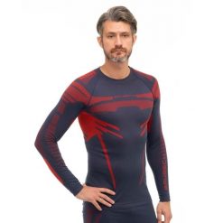 Bluza termoaktywna Męska Brubeck DRY. Niebieskie bluzy męskie Brubeck, m, bez wzorów, z poliamidu, bez kaptura. Za 134.99 zł.