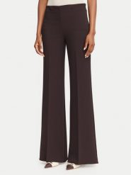 Rinascimento Spodnie palazzo CFC0130163003 Brązowy ciemny Wide Leg. Brązowe spodnie materiałowe damskie Rinascimento, s, bez wzorów, z materiału. Za 449.99 zł.