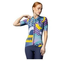 Koszulka rowerowa damska Alé Cycling PR-E Games. Niebieskie obuwie sportowe damskie ALÉ CYCLING, bez wzorów, rowerowe. Za 516.99 zł.