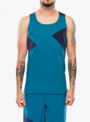 Tank top męski La Sportiva Dude Tank. Niebieskie t-shirty męskie La Sportiva, l, bez wzorów, z bawełny, bez kołnierzyka. Za 214.49 zł.