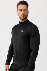 Bluza dresowa męska sportowa treningowa Rough Radical Maxim Zip. Czarne bluzy męskie ROUGH RADICAL, l, bez wzorów, z dresówki, bez kaptura, do biegania. Za 135.92 zł.