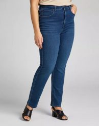 LEE CLASSIC STRAIGHT PLUS DAMSKIE SPODNIE JEANSOWE JEANSY DARK SYLVIE L32JPVWM 112107646. Jeansy damskie Lee. Za 239.99 zł.