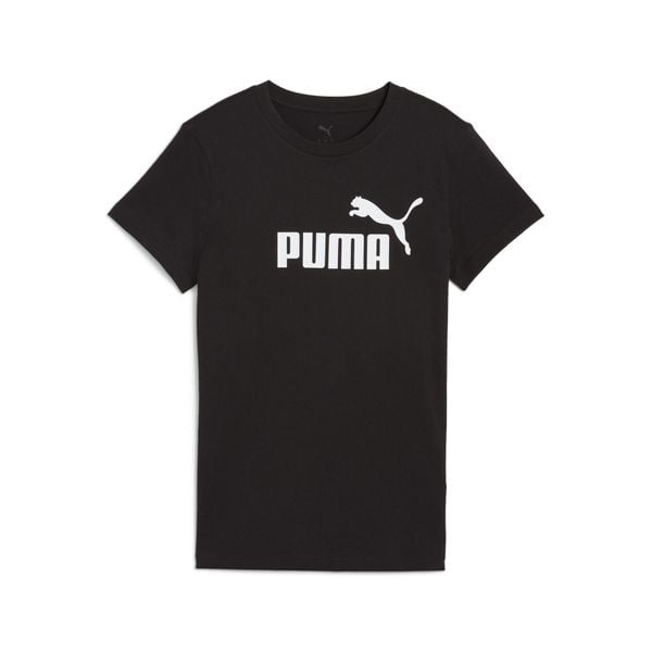 Damska koszulka ESS No. 1 Logo PUMA. Czarne t-shirty damskie Puma, xl, bez wzorów, z bawełny, klasyczne, bez kołnierzyka. Za 74.00 zł.