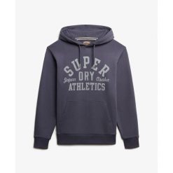 Bluza z kapturem Superdry Athletic Ess. Szare bluzy męskie Superdry., m, bez wzorów, z kapturem. W wyprzedaży za 255.00 zł.