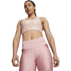 Stanik fitness PUMA Mid Impact 4Keeps Graphic PM. Czerwone obuwie sportowe damskie Puma, bez wzorów, na fitness i siłownię. Za 66.99 zł.