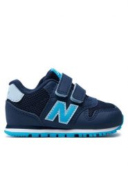 New Balance Sneakersy IV500FNB Granatowy. Niebieskie buty sportowe chłopięce New Balance, bez wzorów, ze skóry, bez zapięcia. Za 229.99 zł.
