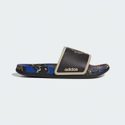 Klapki Adilette Komfort. Czarne skarpety damskie Adidas, bez wzorów. W wyprzedaży za 129.35 zł.