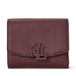 Portfel LAUREN RALPH LAUREN. Czerwone portfele damskie Lauren Ralph Lauren, bez wzorów. Za 529.99 zł.