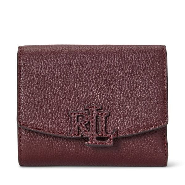 Portfel LAUREN RALPH LAUREN. Czerwone portfele damskie Lauren Ralph Lauren, bez wzorów. Za 529.99 zł.
