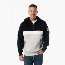 Bluza męska Pitbull Gibson Hooded. Szare bluzy męskie PITBULL, m, bez wzorów, z bawełny, bez kaptura. Za 209.99 zł.