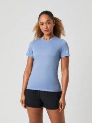 Bjorn_borg BORG LIGHT T-SHIRT w kolorze STONEWASH dla kobiet. Niebieskie t-shirty damskie Björn Borg, xl, bez wzorów, bez kołnierzyka. Za 185.00 zł.