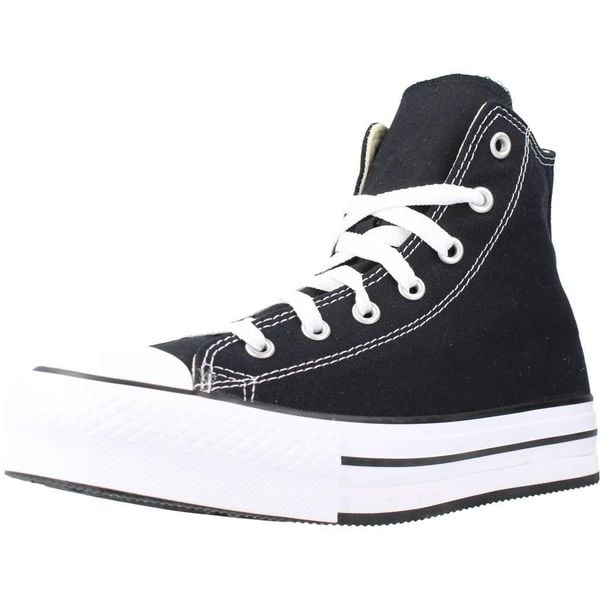 Buty CONVERSE CHUCK TAYLOR ALL STAR PLATFORM Czarny. Czarne obuwie sportowe damskie Converse, bez wzorów, z materiału, na fitness i siłownię. Za 490.00 zł.