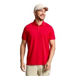 Koszulka Polo Dla Dorosłych Slam Deck Ss. Czerwone koszulki polo męskie SLAM, m, bez wzorów, z bawełny, bez ramiączek. Za 283.99 zł.