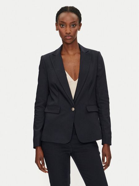 Morgan Marynarka 222-VLIME.F Granatowy Regular Fit. Niebieskie żakiety damskie Morgan, bez wzorów, z bawełny. Za 309.99 zł.