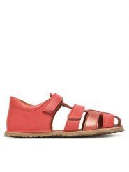 Froddo Sandały Barefoot Flexy F G3150283-17 D Koralowy. Pomarańczowe sandały dziewczęce Froddo, ze skóry, bez zapięcia. Za 379.99 zł.