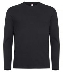 Clique Premium Fashion-T L/S koszulka z długim rękawem bawełniana. Czarne bluzki z długim rękawem męskie CLIQUE, l, bez wzorów, z bawełny, bez kołnierzyka. Za 122.77 zł.