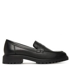 Mokasyny Tamaris. Czarne mokasyny damskie Tamaris. Za 299.99 zł.