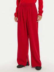 Herskind Spodnie materiałowe Rupert 5317668 Czerwony Relaxed Fit. Czerwone spodnie materiałowe damskie Herskind, bez wzorów, z materiału. Za 829.99 zł.
