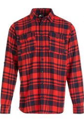 Koszula flanelowa męska Whistler Flannel. Czerwone koszule męskie Whistler, m, bez wzorów, z bawełny, eleganckie, bez kołnierzyka, bez ramiączek. Za 169.99 zł.